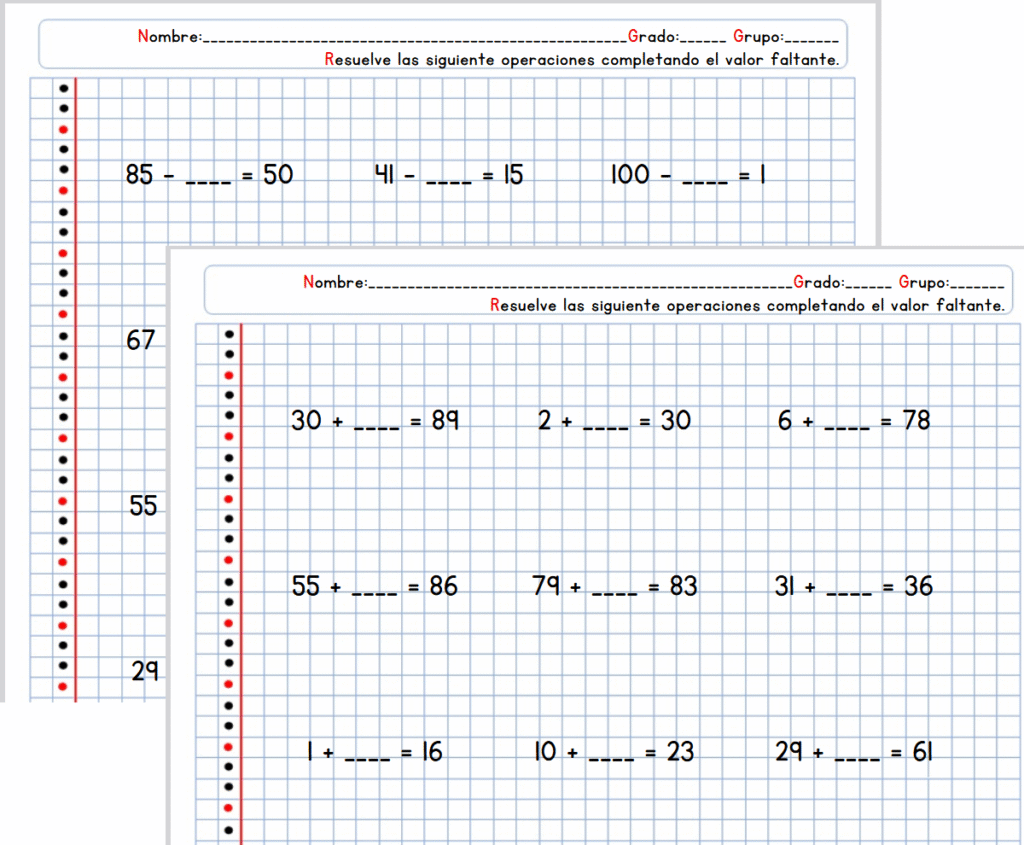 CompletaOperaciones - Número Faltante