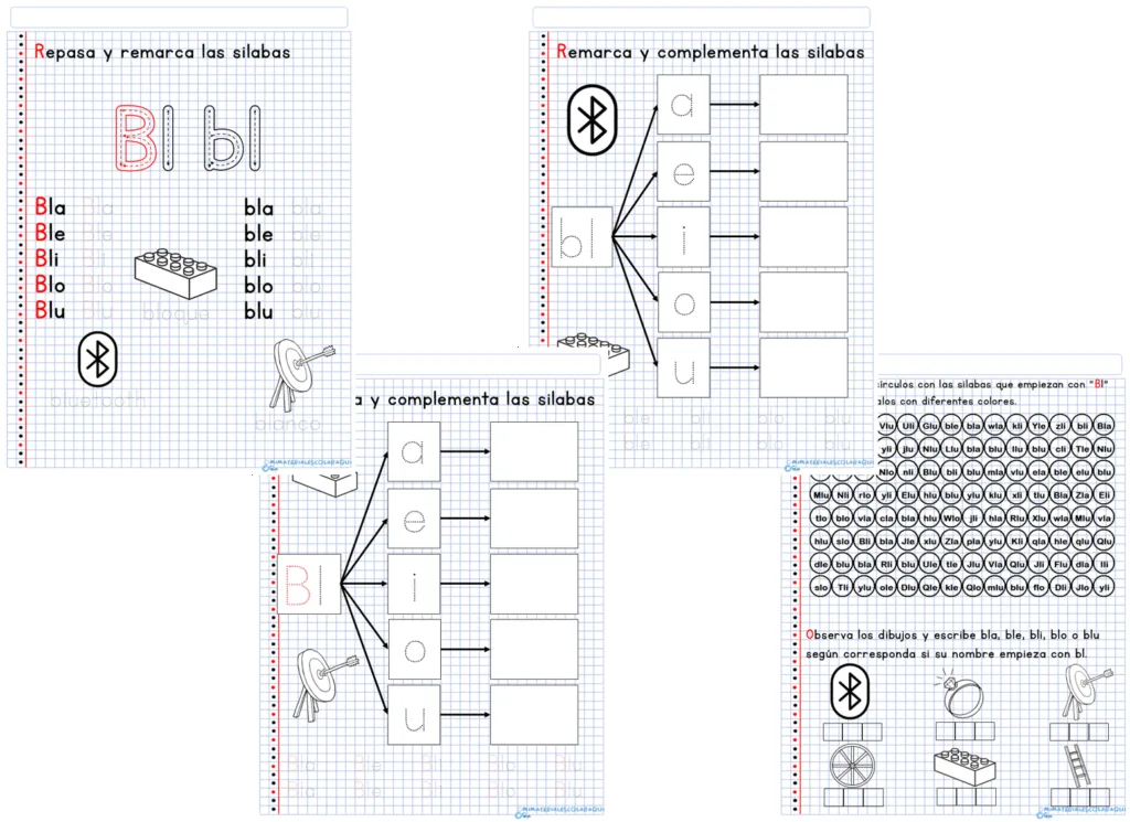 Silabario De Las Letras BL