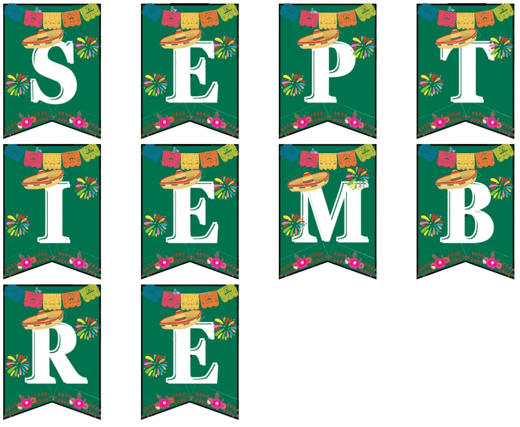 Banderín del Mes de Septiembre
