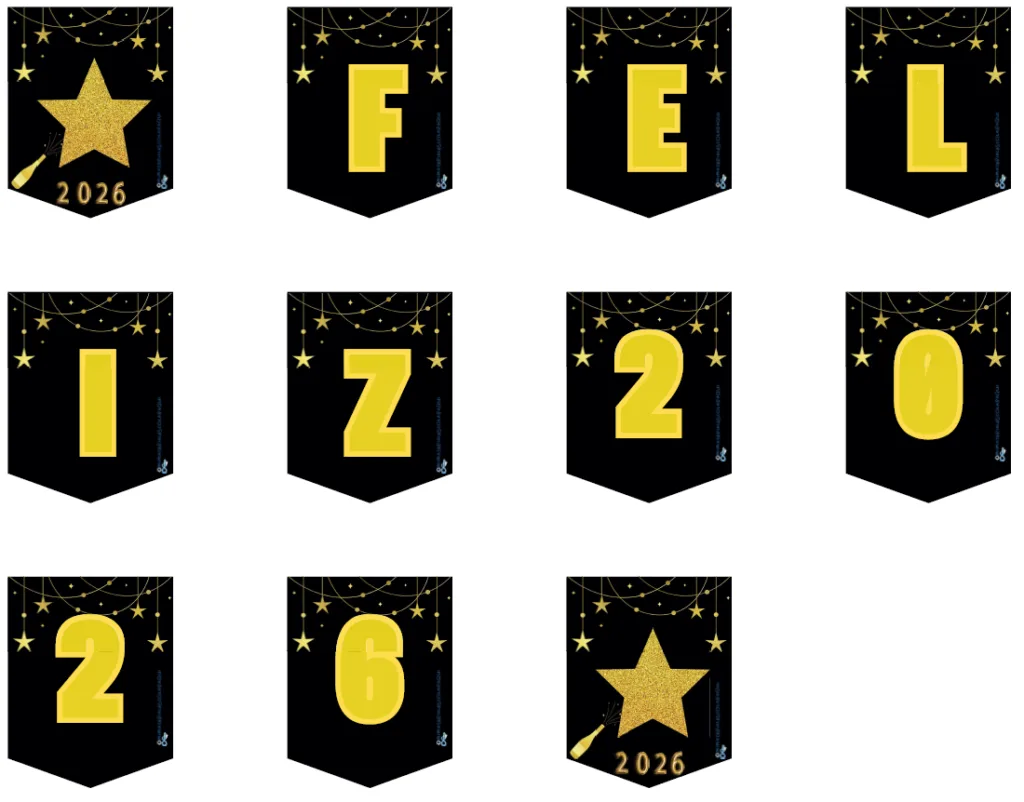 Banderín Feliz 2026