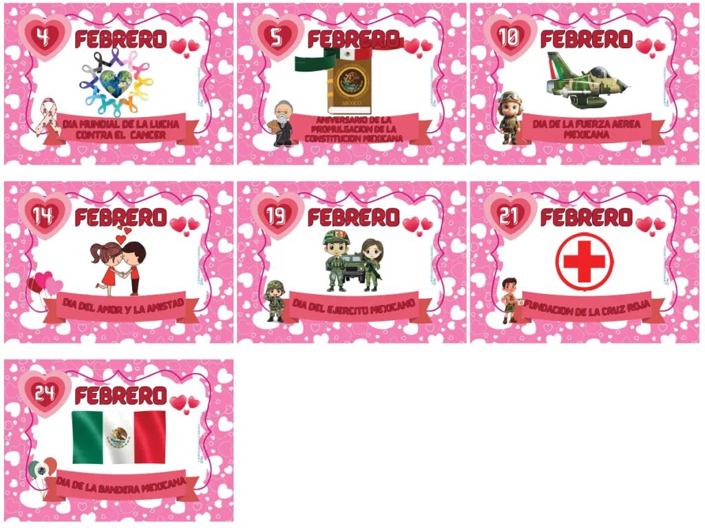 Efemérides Del Mes De Febrero