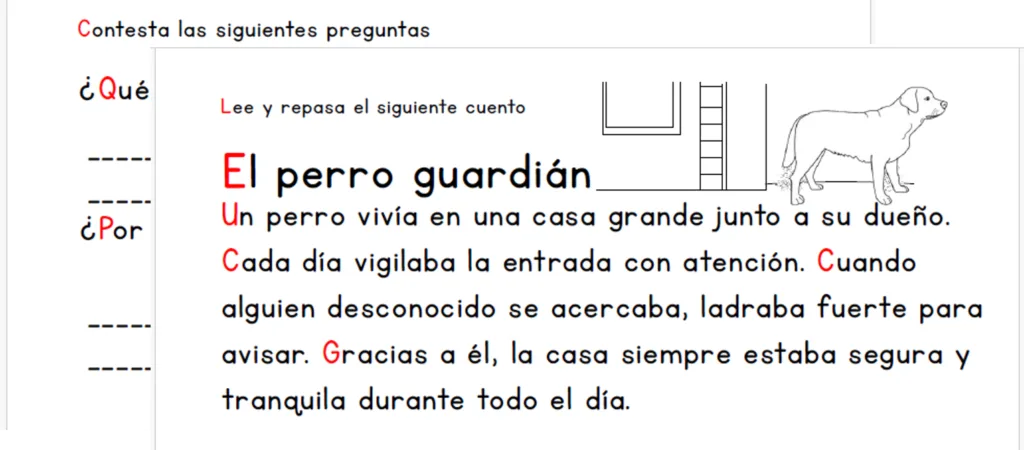 Cuento El Perro Guardián