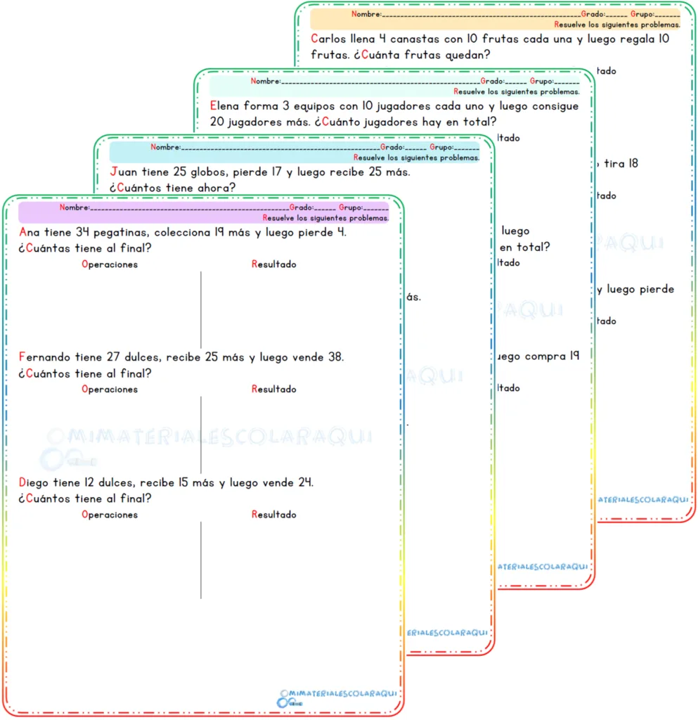 Generador De Problemas Aritméticos Complejos