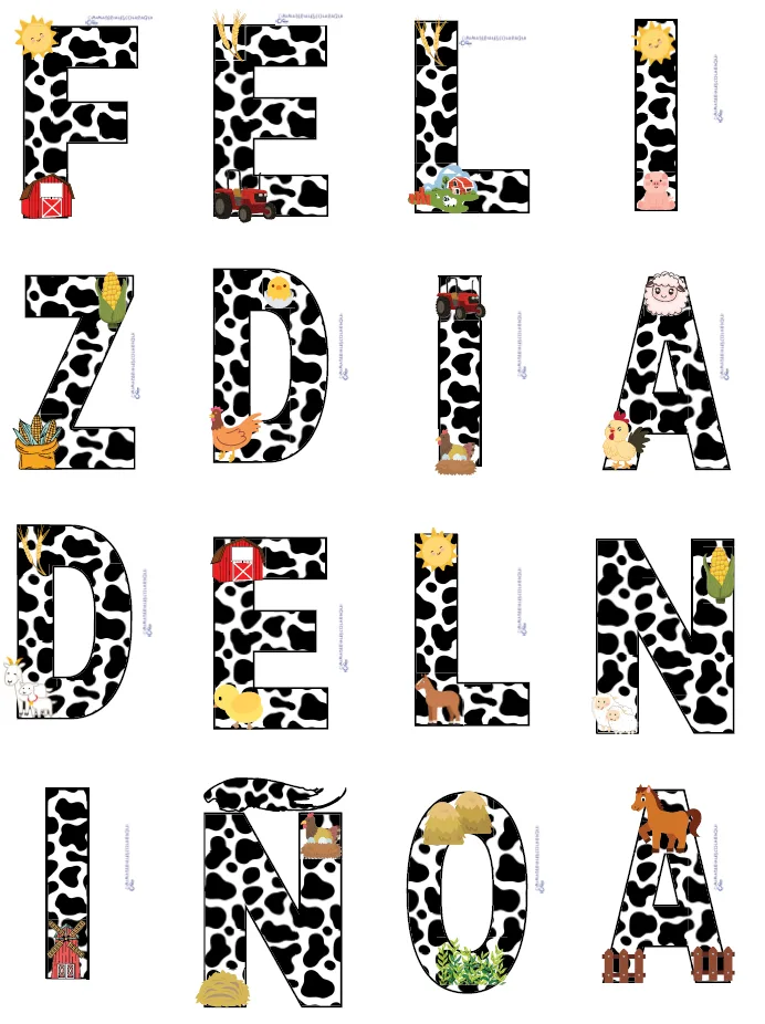 Letrero Feliz Día Del Niño/a