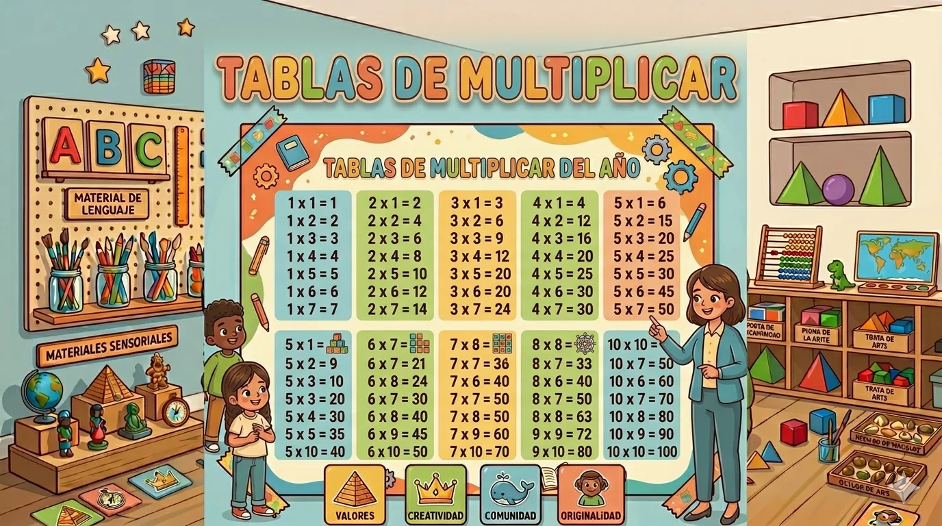 Tablas De Multiplicar