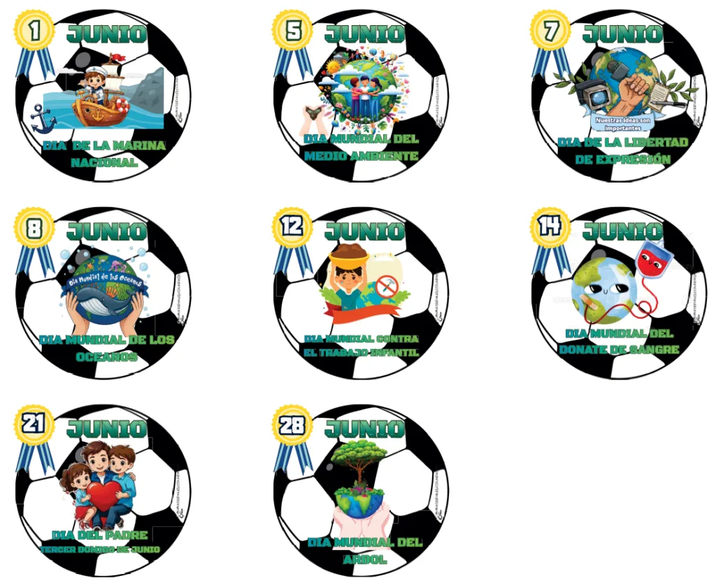 Efemérides Del Mes de Junio De Futbol